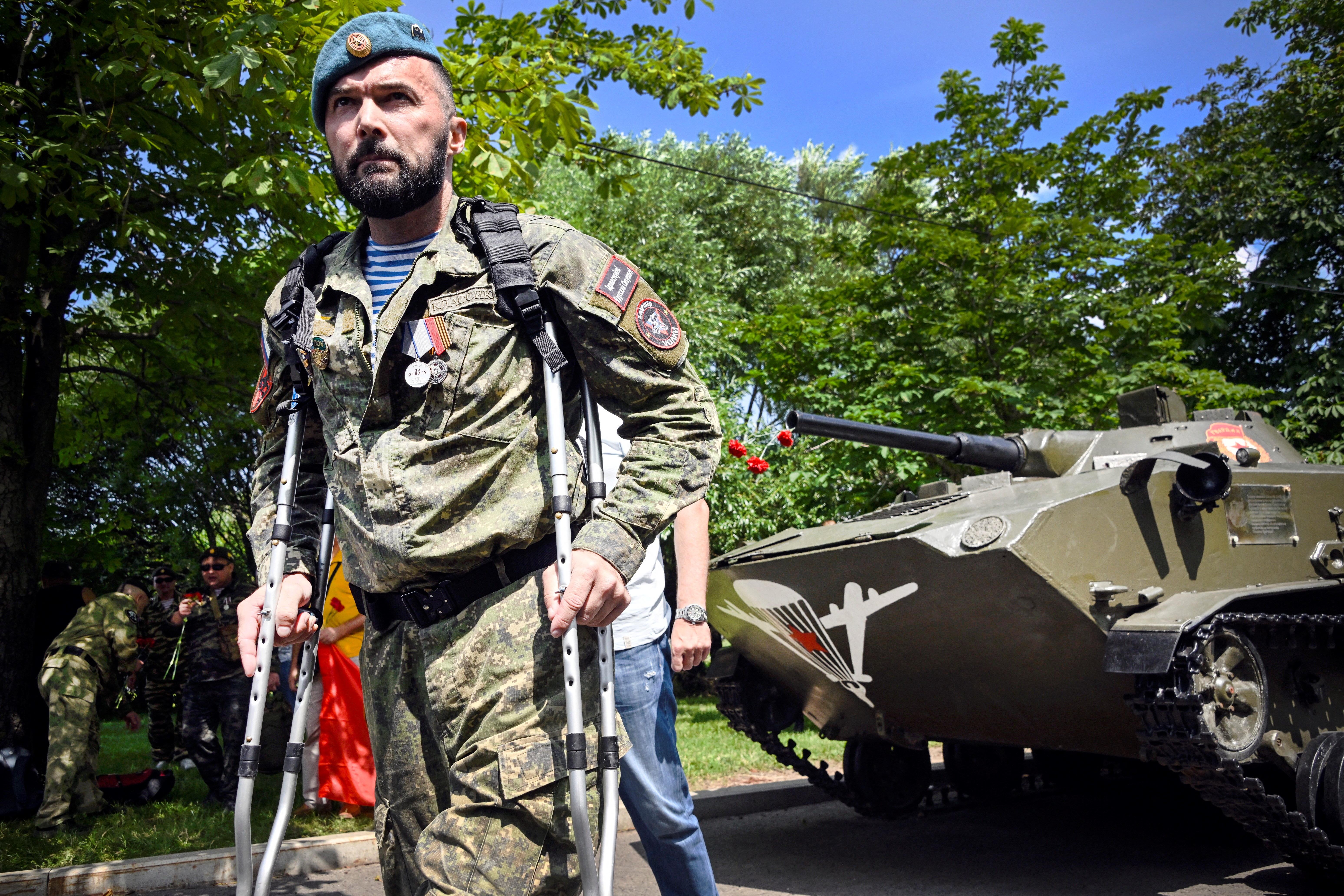 Putin Calls for Disabled Russian Veterans to Be Placed in Defense Plants Russian leader Vladimir Putin called for wounded and disabled veterans of Russias war against Ukraine to be placed in defense plants and other industrial sectors, The Moscow Times reported on May 14.Speaking at the 10th Congress of the Union of Machine Builders of Russia, Putin instructed the government, line ministries, and corporate executives to channel returning fighters into the defense-industrial complex. He also called for their placement in other industrial branches.Yes, the guys are fighting, they are proving themselves, but they need to be supported. We need to look for talented ones; there are many talented people there, Putin said.He framed the move as essential to reinforcing Russias technological sovereignty, securing domestic production of critically important products, and accelerating innovation across the sector.I ask the government, the relevant ministries, and company executives to facilitate in the most active way the arrival of such people in the domestic defense-industrial complex and other industrial sectors, Putin stated. The directive targets a growing group of Russian soldiers returning from the front with severe wounds and permanent disabilities. By the end of 2024, roughly 376,000 Russians had sustained severe battlefield wounds resulting in disability, according to estimates by the International Institute for Strategic Studies. Those casualty figures continue to climb. US Secretary of State Marco Rubio stated on May 14 that Russia is losing an estimated 15,000 to 20,000 soldiers killed each month. Speaking during a foreign policy hearing, he described Ukraines army as the strongest and most powerful in Europe, citing its combat experience and sustained Western support.Read moreLatest newsWhat Keeps Putin Awake at Night? Veterans Returning From Ukraine
            Oct 07, 2025 20:01
        A senior Russian official familiar with the data previously stated that roughly half of the severely wounded had undergone limb amputations.The drive to absorb veterans into industry follows a parallel Kremlin effort earlier this year targeting Russias depleted law enforcement apparatus. On March 4, Putin ordered the Ministry of Internal Affairs to address severe personnel shortages by recruiting veterans of the war against Ukraine. The directive followed warnings from Interior Minister Vladimir Kolokoltsev, who reported a shortfall of 212,000 personnel in 2025.The shortage has already hit key branches of Russian law enforcement, including patrol services, criminal investigations, district policing, and investigative bodies. Kolokoltsev attributed the decline to low wages and excessive workloads, which he stated continue to drive resignations across the ministry.
                Related articles
            Alcohol Abuse and Violence—Russian Troops Face Moral Collapse on Kupiansk Front
                Latest news
            
            Apr 14, 2026 11:34
        Russian Soldiers Turn to Opioids as Troop Morale Rapidly Declines
                Latest news
            
            Feb 01, 2026 12:37
        Over 600 Russian Soldiers Died Off the Battlefield in 2025—A Surge in Suicide and Drug Use
                Latest news
            
            Nov 10, 2025 11:48
        