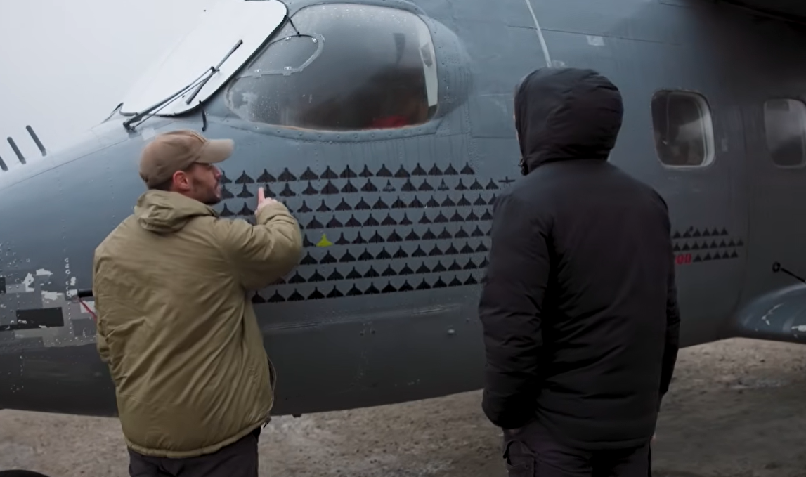Ukraines Volunteer Team Downed 213 Russian Drones Using An-28 With Machine Guns and Interceptors Ukraines modified An-28 aircraft used to intercept Russian Shahed-type attack drones has reportedly destroyed 213 aerial targets since the start of operations.According to The New York Times on May 6, the tally was visible through kill markings painted on the fuselage of the aircraft, which had been converted from a civilian transport plane into a low-cost airborne drone interception platform.The aircraft is operated by a volunteer crew working alongside Ukraines air defense network. The report described how the An-28 is scrambled during nighttime Russian drone attacks and directed toward incoming targets by dispatchers before visually locating drones in the air.The aircraft is equipped with an American-made M134 Minigun capable of firing thousands of rounds per minute. According to the report, only short bursts are typically needed to destroy a Shahed drone. The New York Times noted that each interception costs roughly $500 in ammunition, significantly less than the price of surface-to-air missile launches, which can cost hundreds of thousands or even millions of dollars.The fuselage markings shown in the report included symbols representing Shahed drones and Russian Gerbera decoy drones. Additional markings appeared to indicate kills achieved using airborne interceptor drones launched directly from the aircraft.Read moreLatest newsUkraine Turns Old An-28 Plane Into Drone Hunter—Downs 70 Iranian-Made Shaheds
            Oct 06, 2025 12:15
        According to Ukrainian defense-focused reporting cited alongside the NYT material, the An-28 was recently adapted to carry P1-SUN interceptor drones developed by the Ukrainian company SkyFall. The aircraft reportedly received multiple underwing hardpoints capable of carrying up to six interceptor drones simultaneously.Images previously released of the aircraft showed at least three mounting points under each wing, as well as an optical targeting station used for locating aerial targets during night operations. The approach allows Ukraine to engage Russian drones using cheaper airborne interceptors instead of relying exclusively on expensive air defense missiles.According to The New York Times, one member of the crew, Valerii Slipkan, spent months converting the aircraft after joining Ukraines defense effort during the early phase of Russias full-scale invasion. The report stated that Slipkans son was killed shortly after the invasion began.Another crew member identified as Timur, described by the newspaper as a former world aerobatics champion, told reporters he later invested in developing his own interceptor drone systems designed to automate parts of the air defense process. The NYT report also showed damage fragments embedded in the aircrafts fuselage from previous engagements with Russian drones.Ukraine has also previously used Yak-52 training aircraft in a similar anti-drone role, as Russian Shahed attacks continue to place heavy pressure on the countrys air defense network.
                Related articles
            Ukraine Turns An-28 Into Airborne Drone Hunter Using P1-SUN Interceptors Against Shaheds
                Latest news
            
            Apr 24, 2026 10:19
        US Minigun on Ukrainian An-28 Downs Russian Shahed Drone at Point-Blank Range, Slow Motion Video
                Latest news
            
            Feb 06, 2026 14:21
        Ukrainian Mi-8 Navy Helicopter Downs 12 Shaheds Over Sea in Intense 3-Hour Battle
                Latest news
            
            Mar 25, 2026 10:55
        