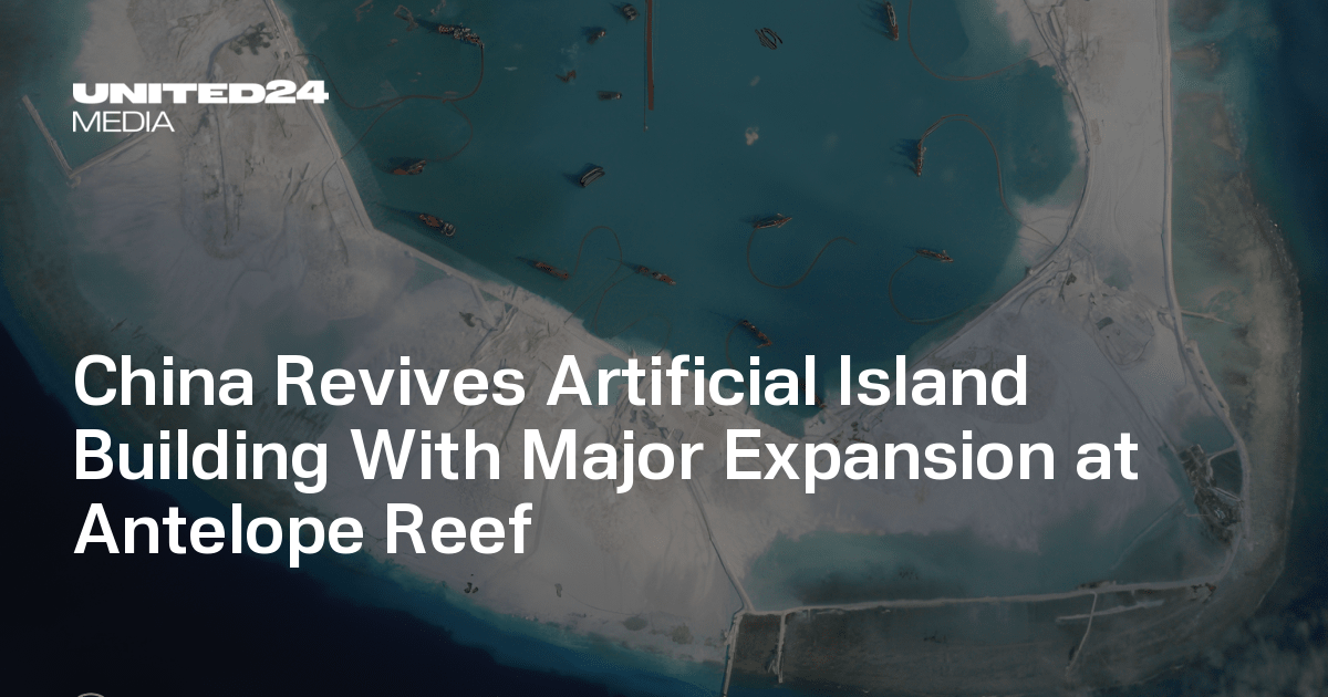 China Revives Artificial Island Building With Major Expansion at Antelope Reef