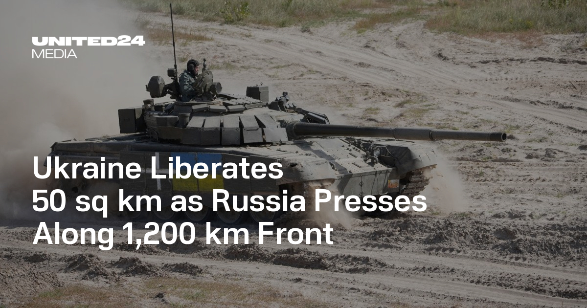 Ukraine Liberates 50 sq km as Russia Presses Along 1,200 km Front