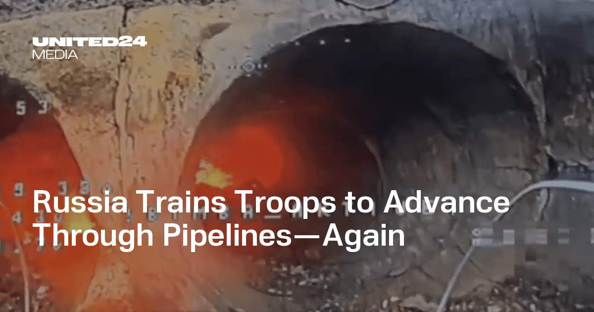 Russia Trains Troops to Advance Through Pipelines—Again