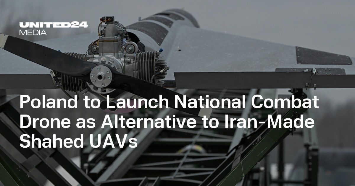 Poland to Launch National Combat Drone as Alternative to Iran-Made Shahed UAVs