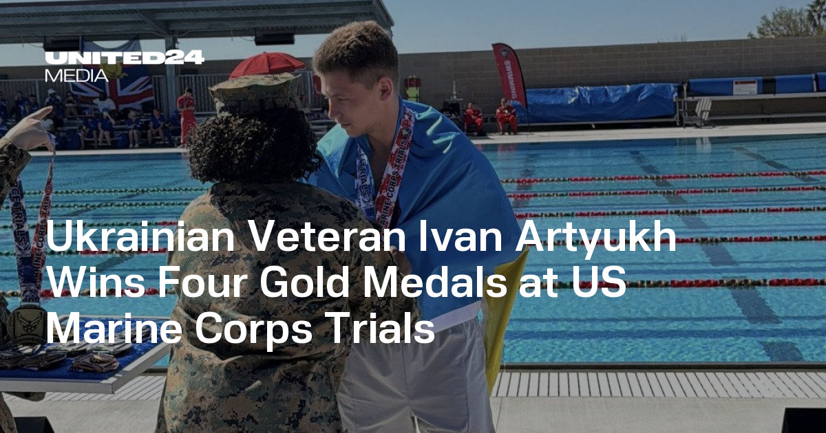 Ukrainian Veteran Ivan Artyukh Wins Four Gold Medals at US Marine Corps Trials