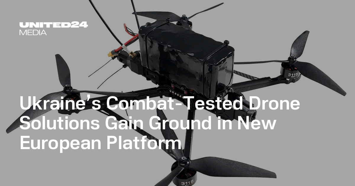 Ukraine’s Combat-Tested Drone Solutions Gain Ground in New European Platform