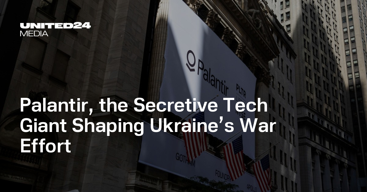 Palantir The Secretive Tech Giant Shaping Ukraine S War Effort
