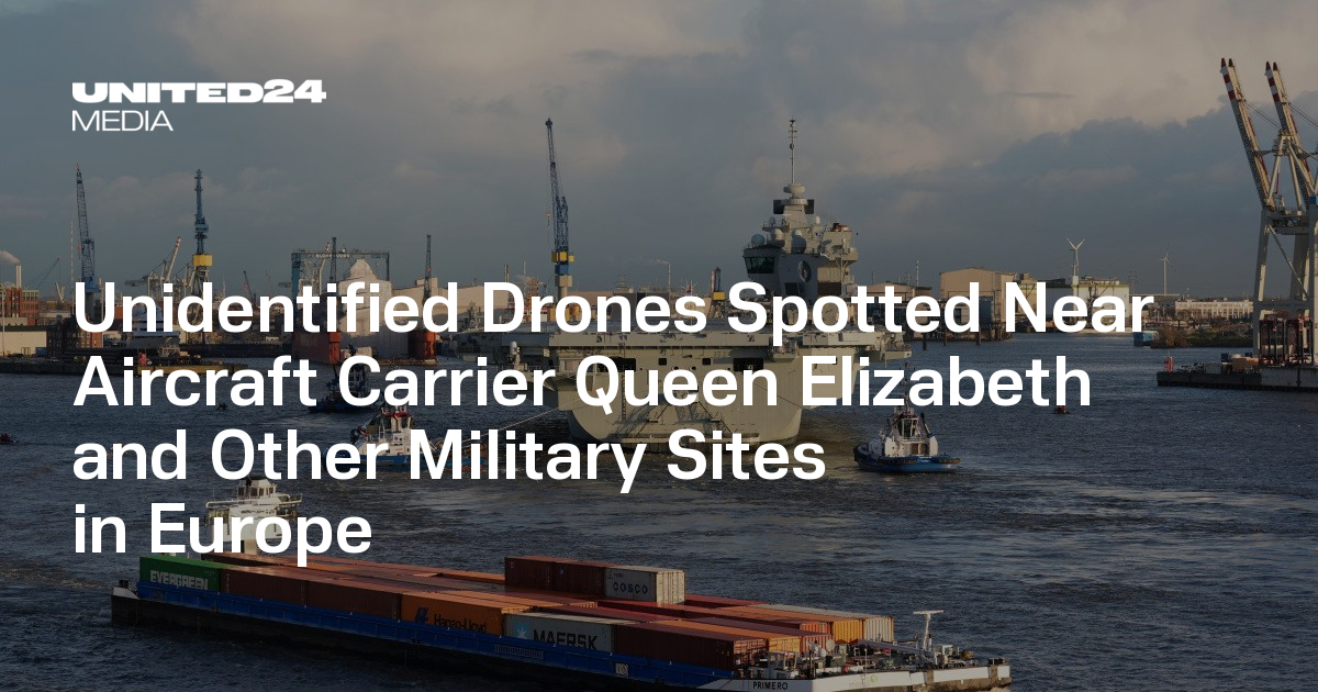 Unidentified Drones Spotted Near Aircraft Carrier Queen Elizabeth And ...