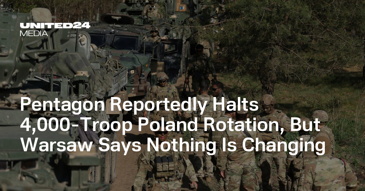 Poland Rotation Fort Riley Pentagon Reportedly Halts 4,000-Troop Poland Rotation, But Warsaw Says ...