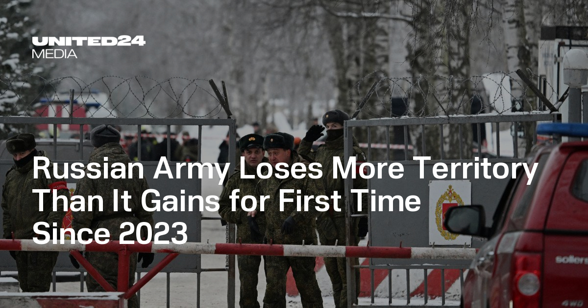 Russian Army Loses More Territory Than It Gains for First Time Since 2023