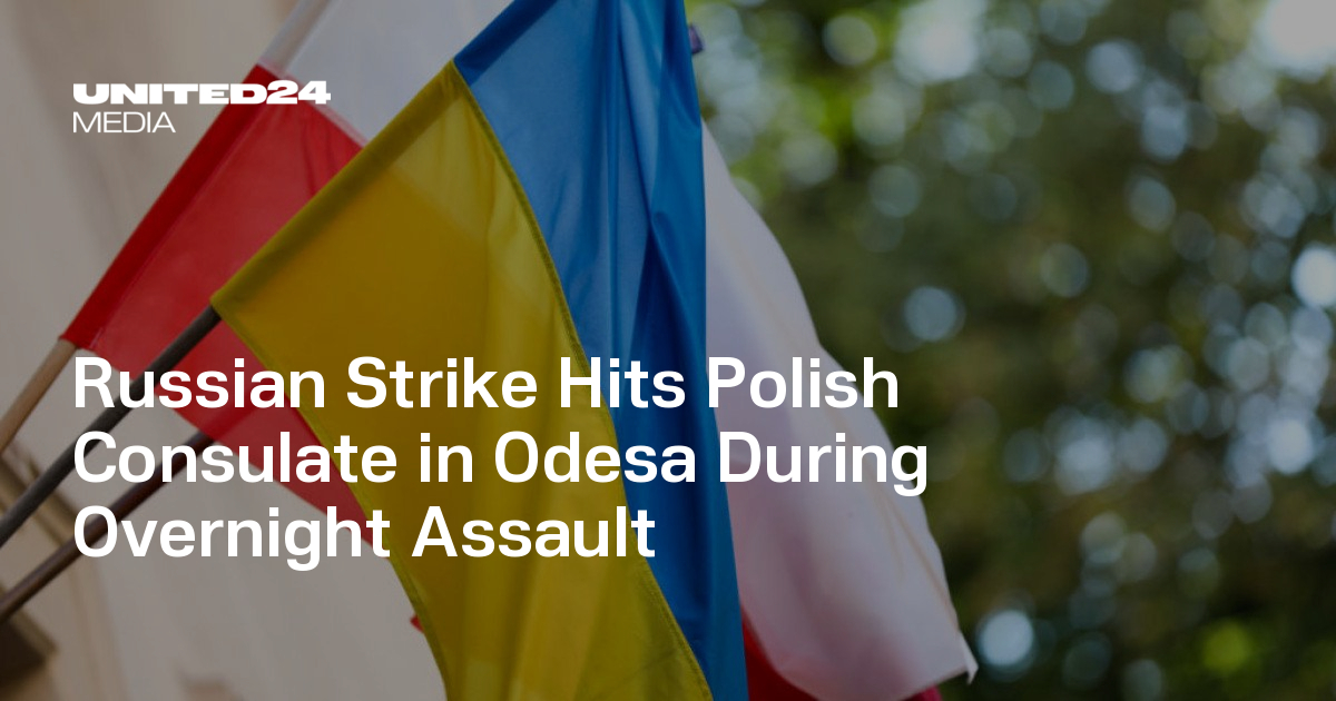 Polisgh Vs. Russian Russian Strike Hits Polish Consulate in Odesa During Overnight Assault ...