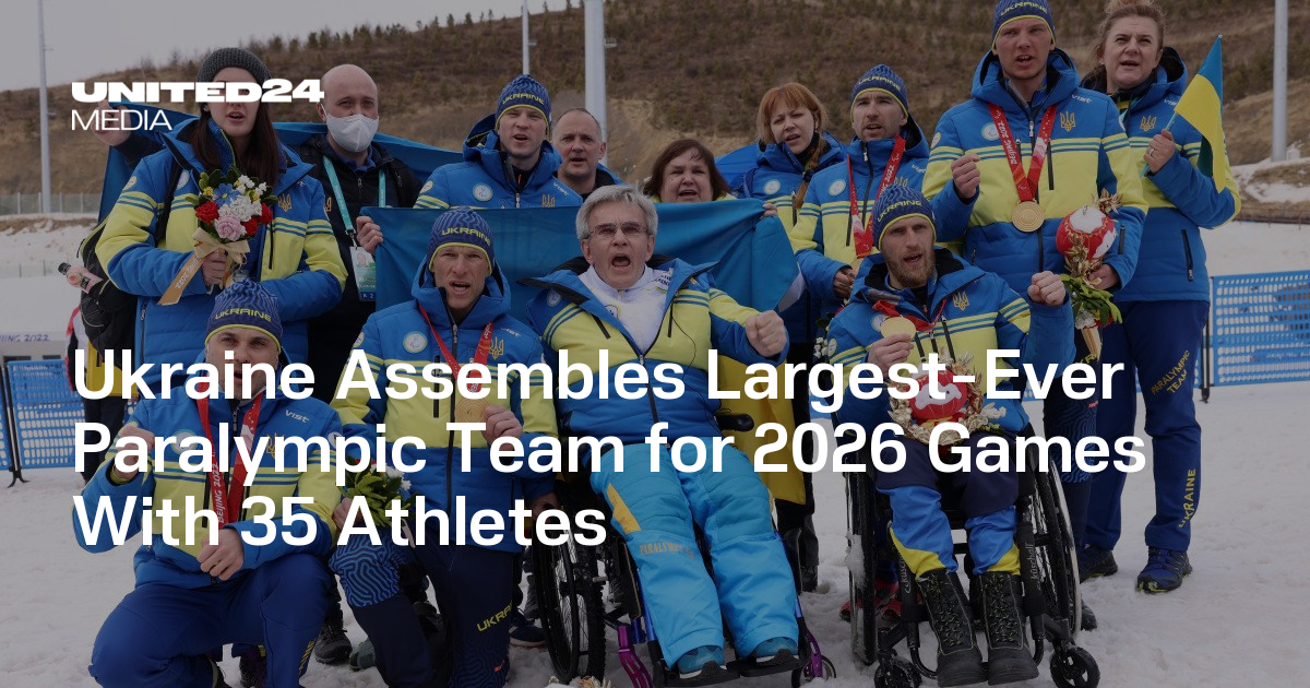 Ukraine Assembles Largest-Ever Paralympic Team for 2026 Games With 35 Athletes