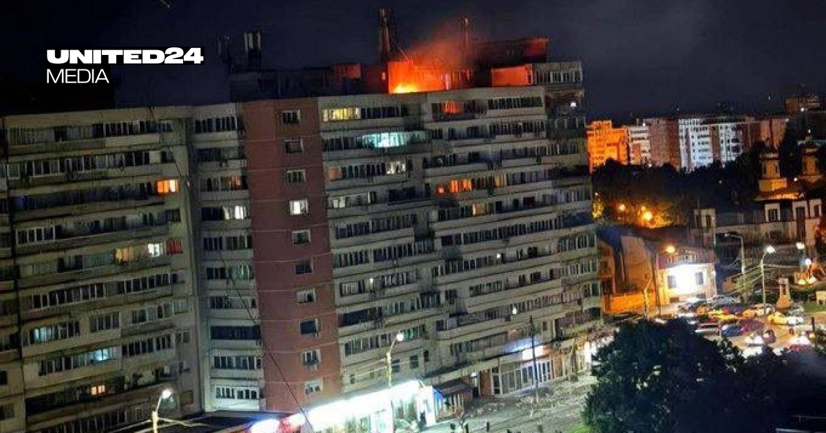 Russian Drone Hits Apartment Building in NATO Member Romania During Strike Near Ukrainian Border