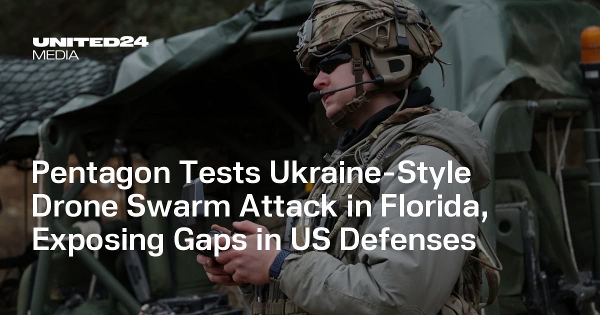 Pentagon Tests Ukraine-Style Drone Swarm Attack in Florida, Exposing Gaps in US Defenses