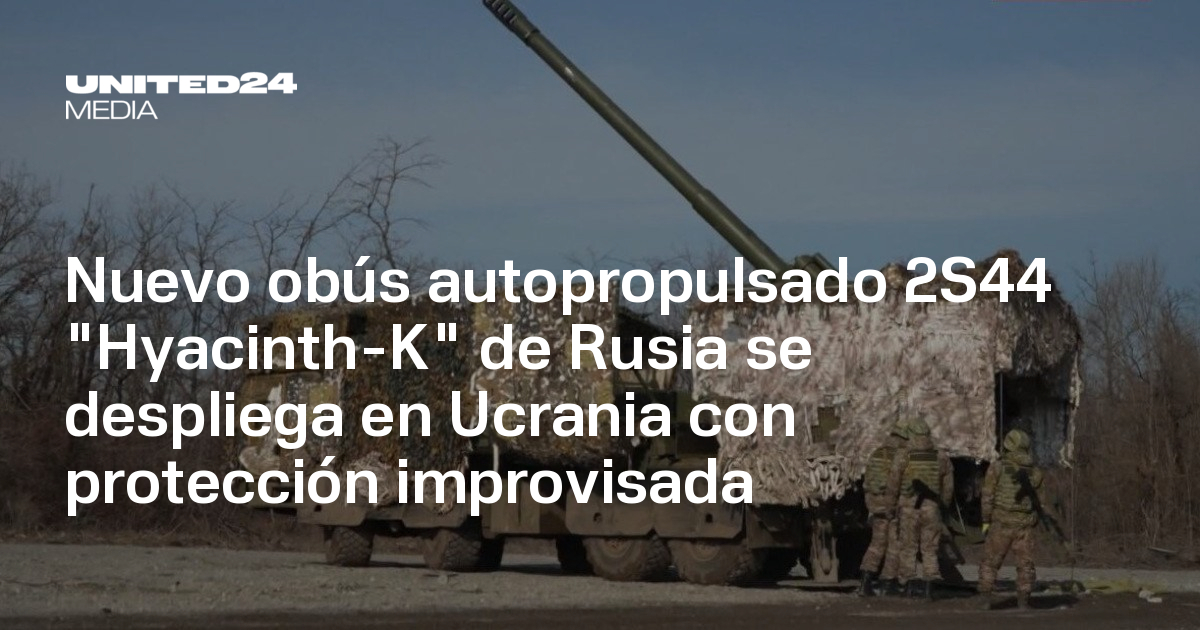 Nuevo obús autopropulsado 2S44 