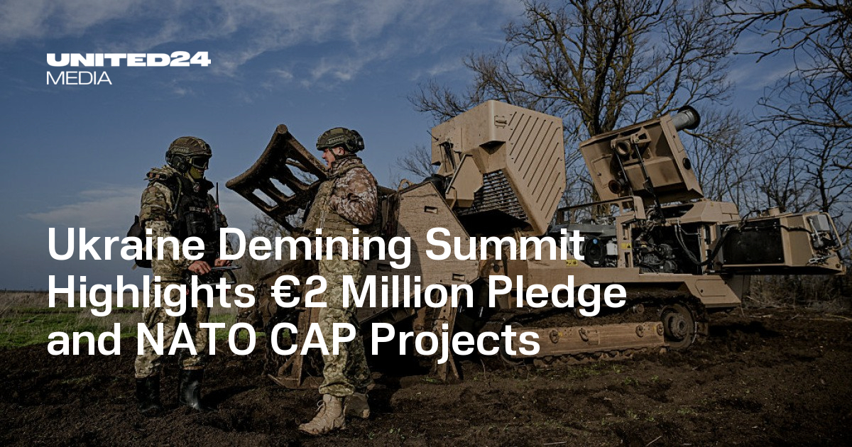 Ukraine Demining Summit Highlights €2 Million Pledge and NATO CAP Projects