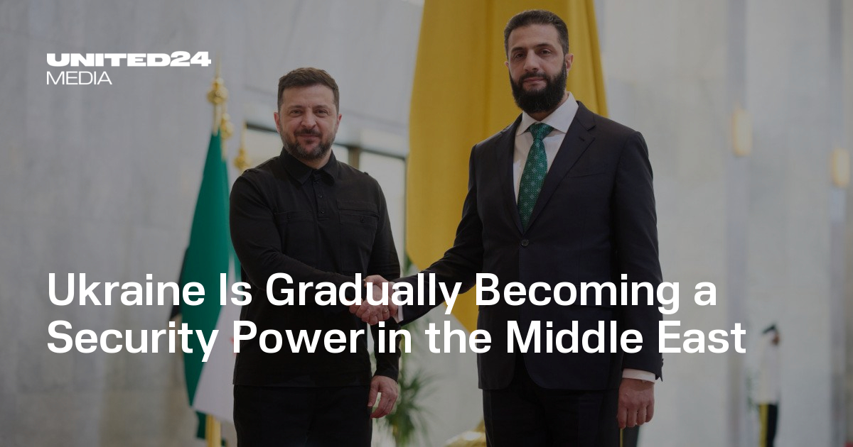 Ukraine Is Gradually Becoming a Security Power in the Middle East