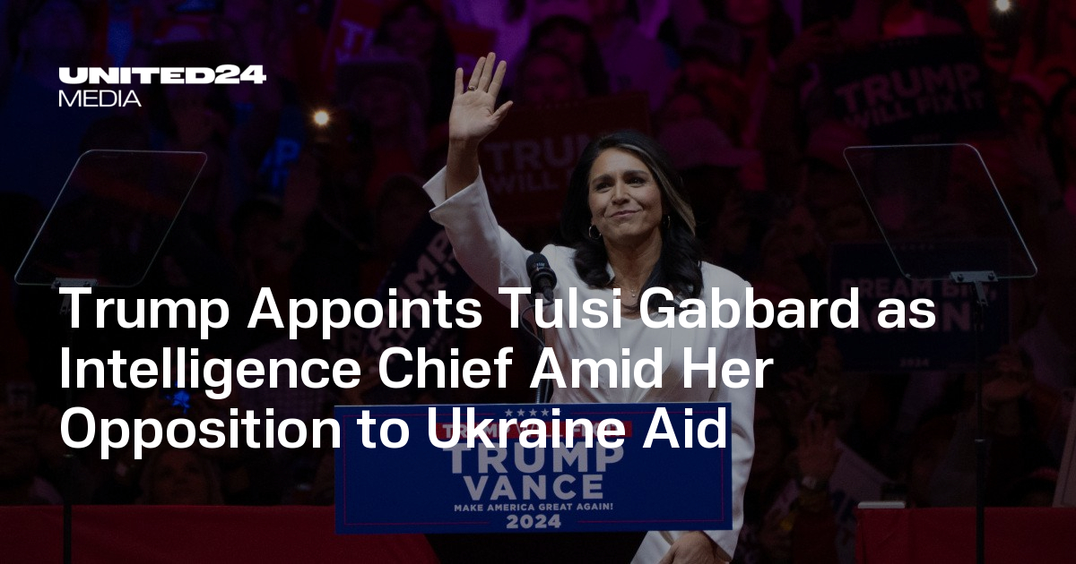 Trump Appoints Tulsi Gabbard As Intelligence Chief Amid Her Opposition ...