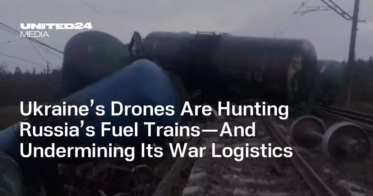 Ukraine’s Drones Are Hunting Russia’s Fuel Trains—And Undermining Its War Logistics