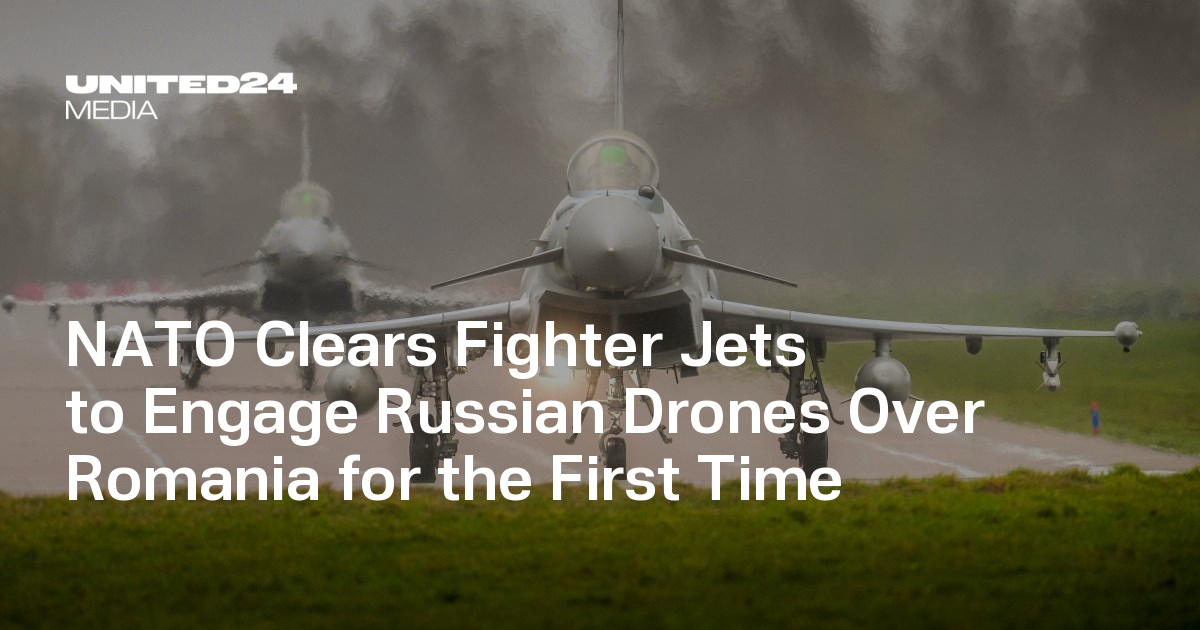 NATO Clears Fighter Jets to Engage Russian Drones Over Romania for the First Time