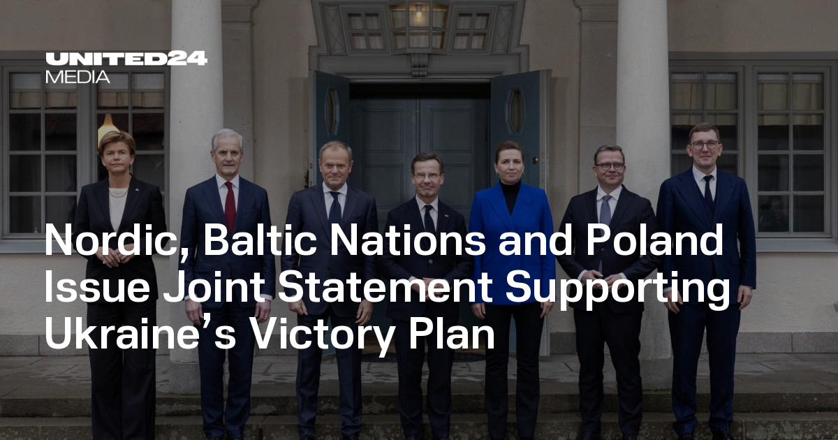 Nordic, Baltic Nations and Poland Issue Joint Statement Supporting ...