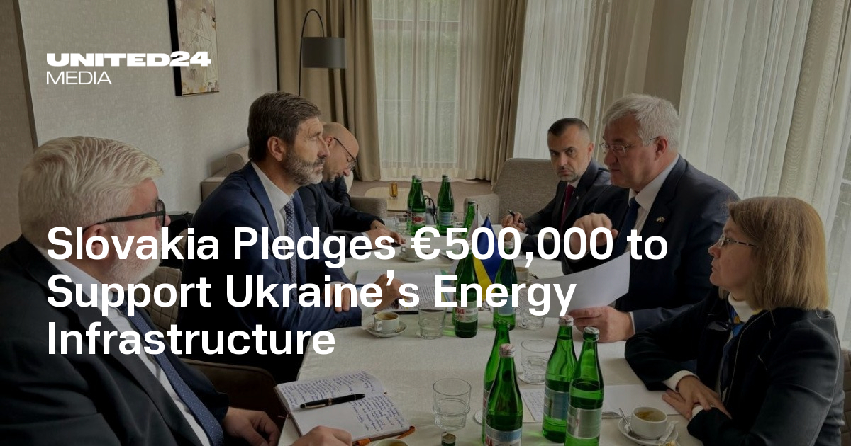 Slovakia Pledges €500,000 to Support Ukraine’s Energy Infrastructure ...
