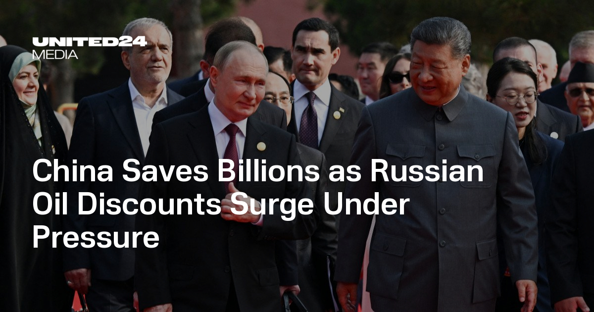 China Saves Billions as Russian Oil Discounts Surge Under Pressure