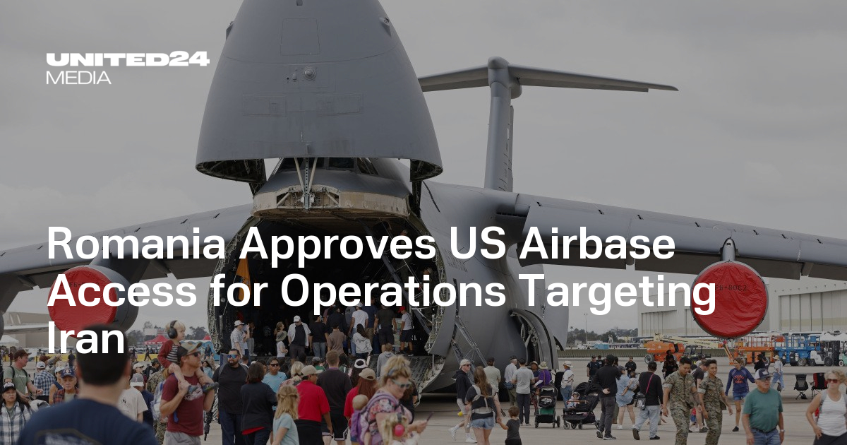 Romania Approves US Airbase Access for Operations Targeting Iran