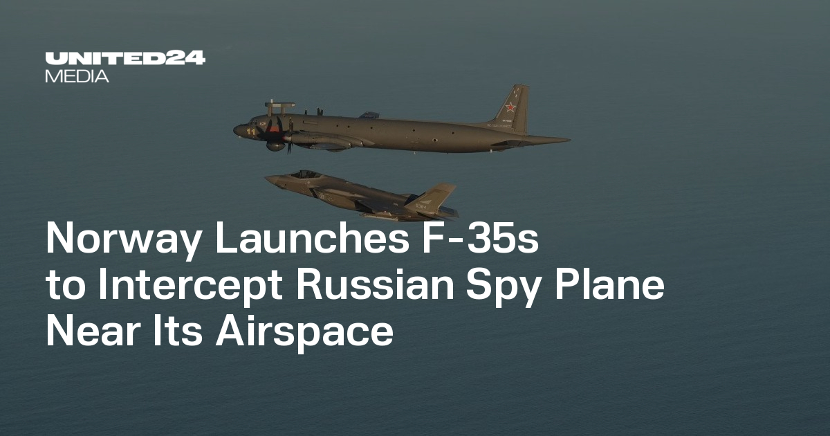 Norway Launches F-35s to Intercept Russian Spy Plane Near Its Airspace