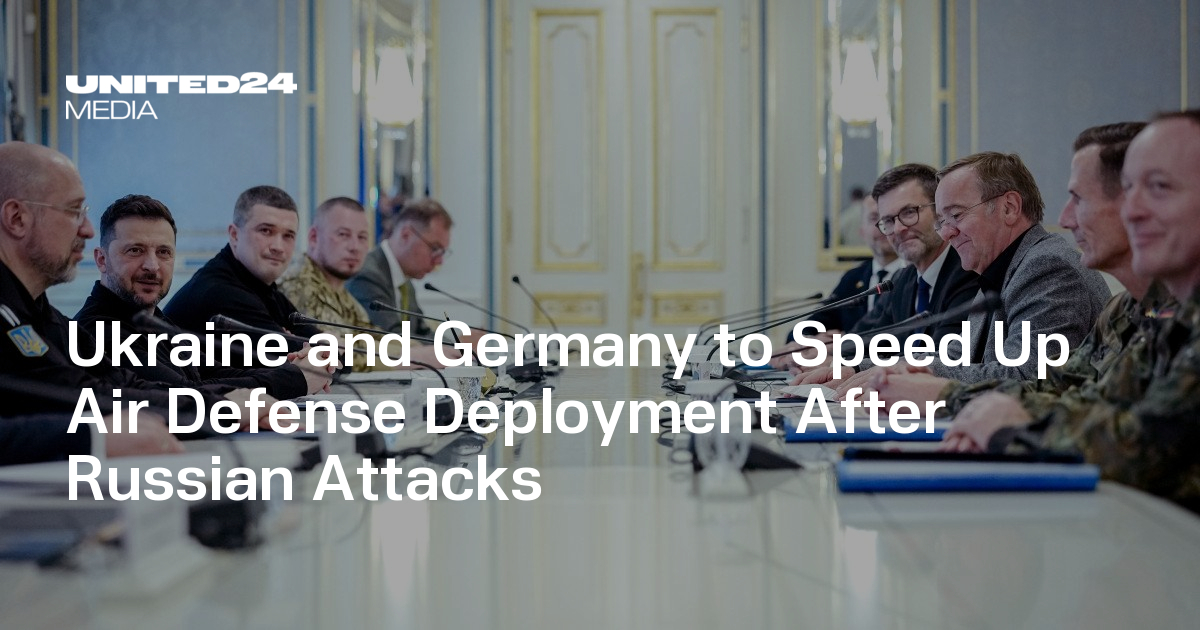 Ukraine and Germany to Speed Up Air Defense Deployment After Russian Attacks