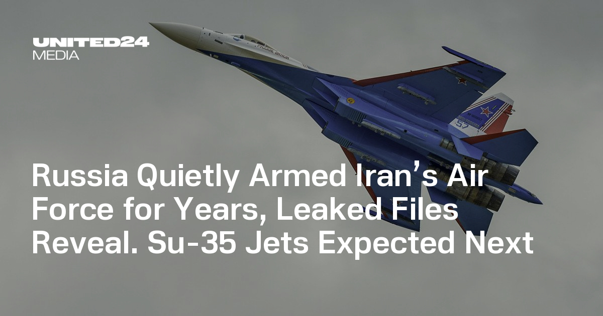 Russia Quietly Armed Iran’s Air Force for Years, Leaked Files Reveal. Su-35 Jets Expected Next