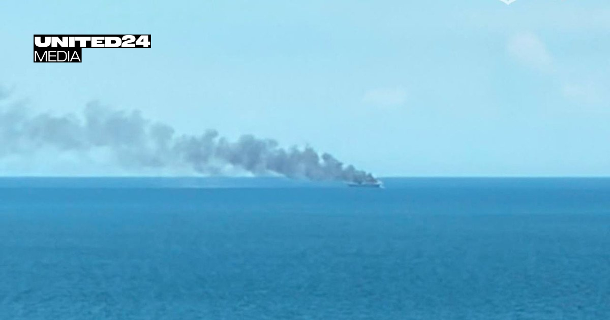 Photo: UNITED24 Media Russian Forces Target Civilian Shipping in Odesa Region
