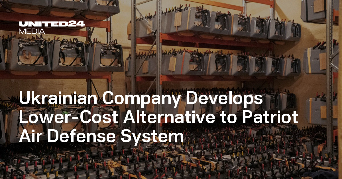 Ukrainian Company Develops Lower-Cost Alternative to Patriot Air Defense System