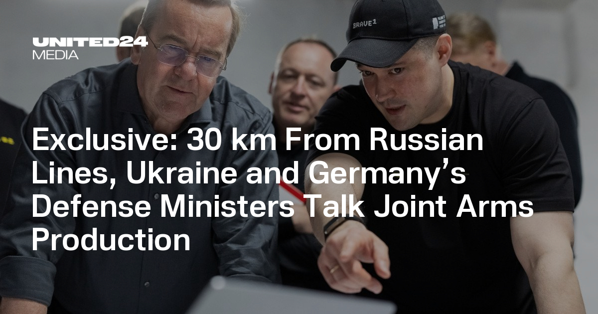 In an exclusive UNITED24 Media interview, Ukraine's and Germany's Defense Ministers Mykhailo Fedorov and Boris Pistorius discuss deepening defense cooperation
