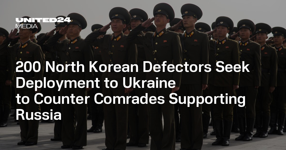 200 North Korean Defectors Seek Deployment to Ukraine to Counter ...