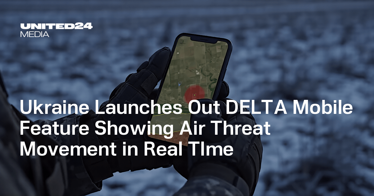 Ukraine Launches Out DELTA Mobile Feature Showing Air Threat Movement in Real TIme