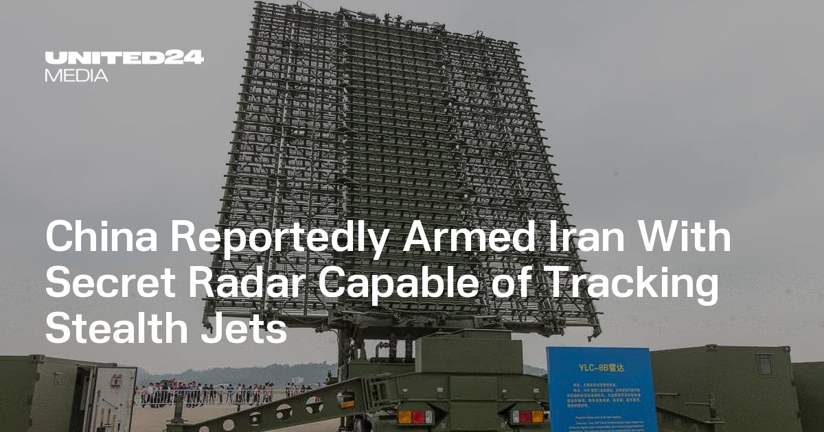 China Reportedly Armed Iran With Secret Radar Capable of Tracking Stealth Jets