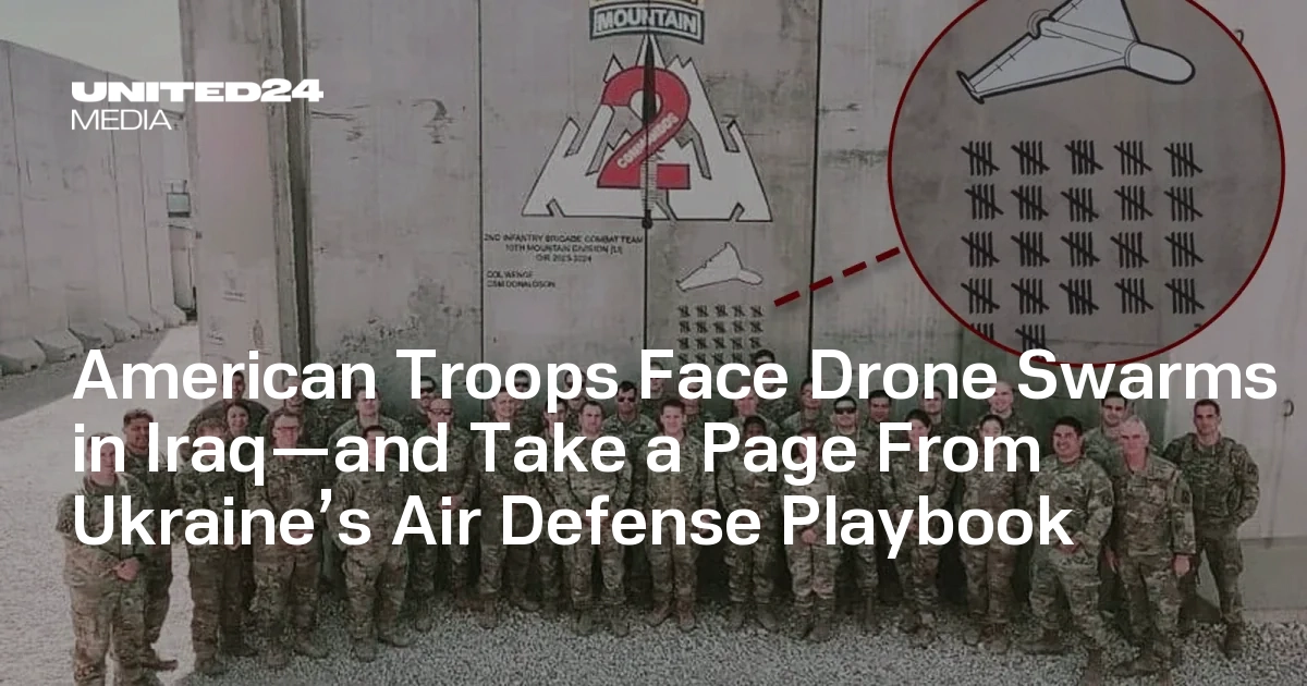 American Troops Face Drone Swarms in Iraq—and Take a Page From Ukraine ...