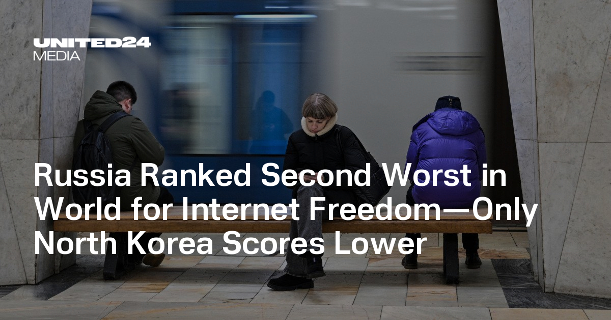 Russia Ranked Second Worst in World for Internet Freedom—Only North Korea Scores Lower