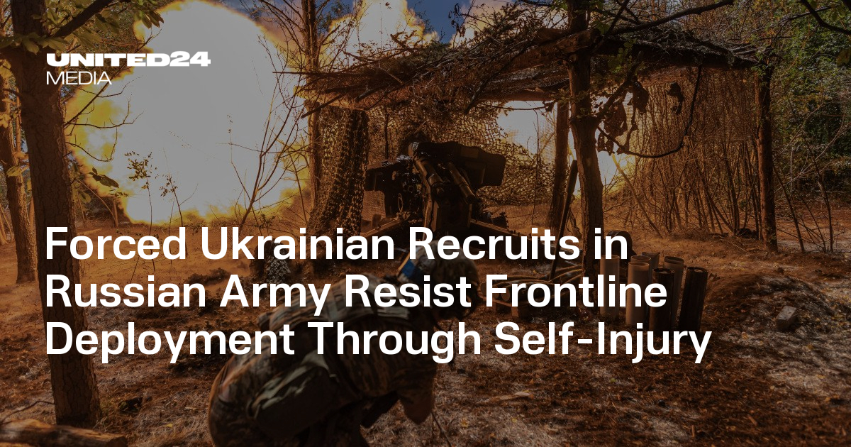 Systematic Frontline Deployment Forced Ukrainian Recruits in Russian Army Resist Frontline Deployment ...