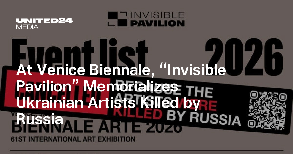 At Venice Biennale, “Invisible Pavilion” Memorializes Ukrainian Artists Killed by Russia