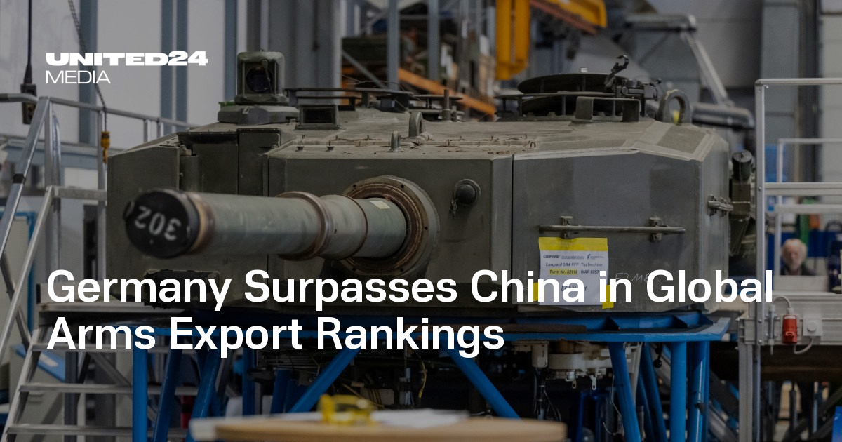 Germany Surpasses China in Global Arms Export Rankings