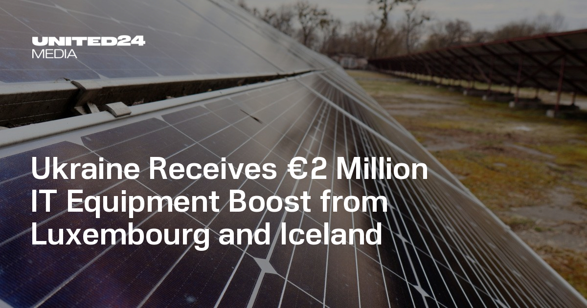 Ukraine Receives €2 Million IT Equipment Boost from Luxembourg and ...