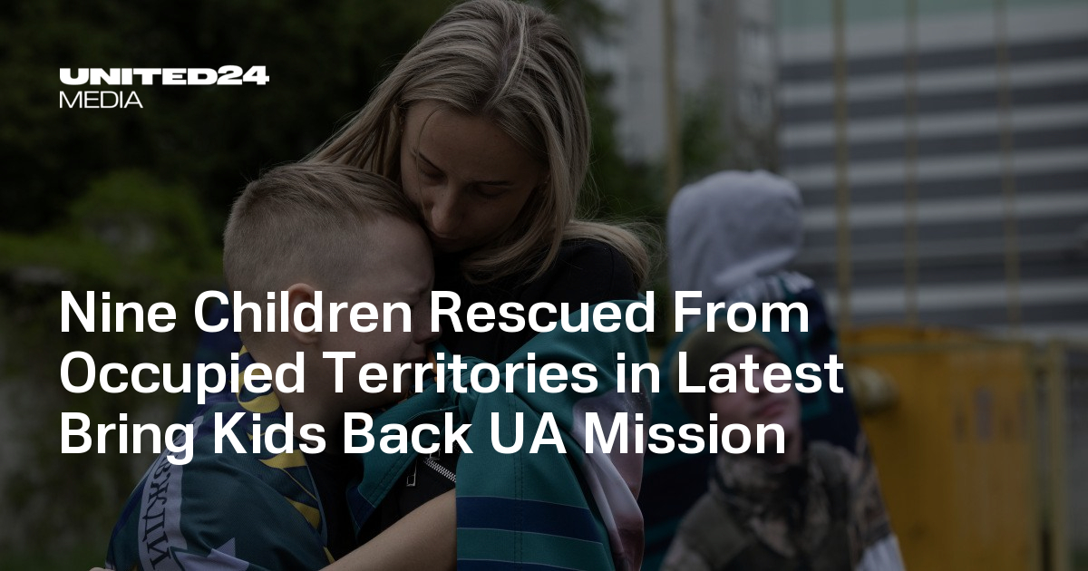 Nine Children Rescued From Occupied Territories in Latest Bring Kids ...