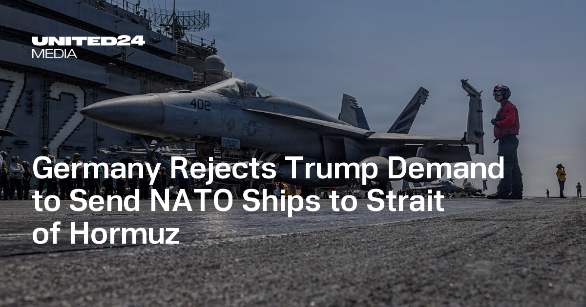 Germany Rejects Trump Demand to Send NATO Ships to Strait of Hormuz