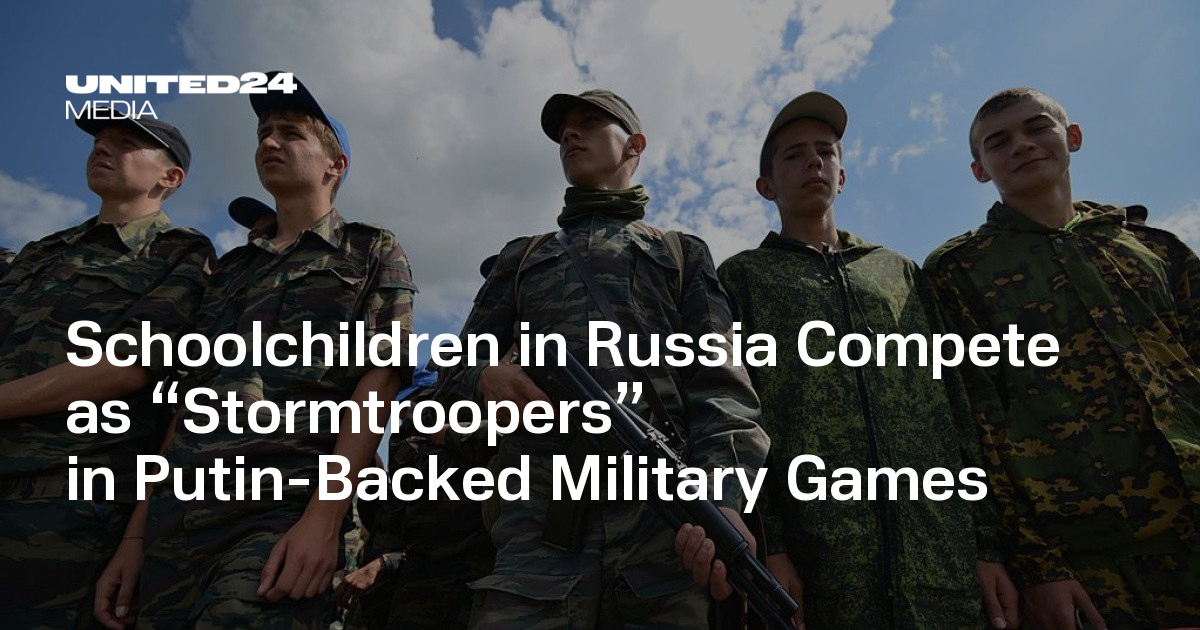Schoolchildren in Russia Compete as “Stormtroopers” in Putin-Backed Military Games
