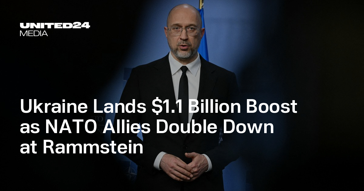 Ukraine Lands $1.1 Billion Boost as NATO Allies Double Down at Rammstein