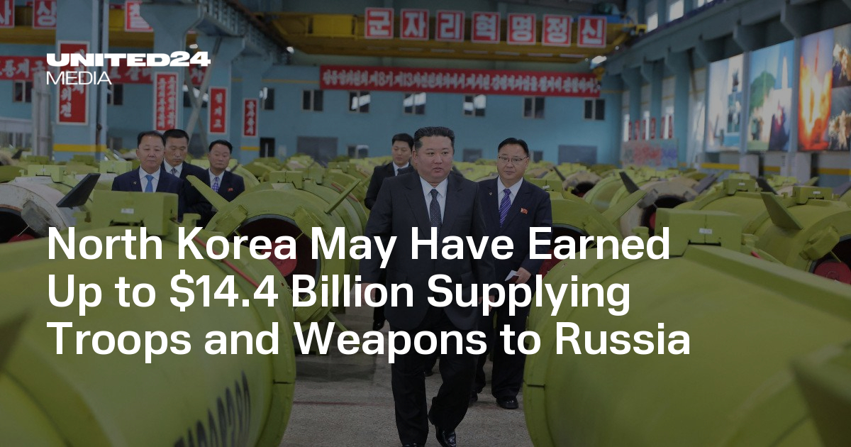North Korea May Have Earned Up to $14.4 Billion Supplying Troops and Weapons to Russia