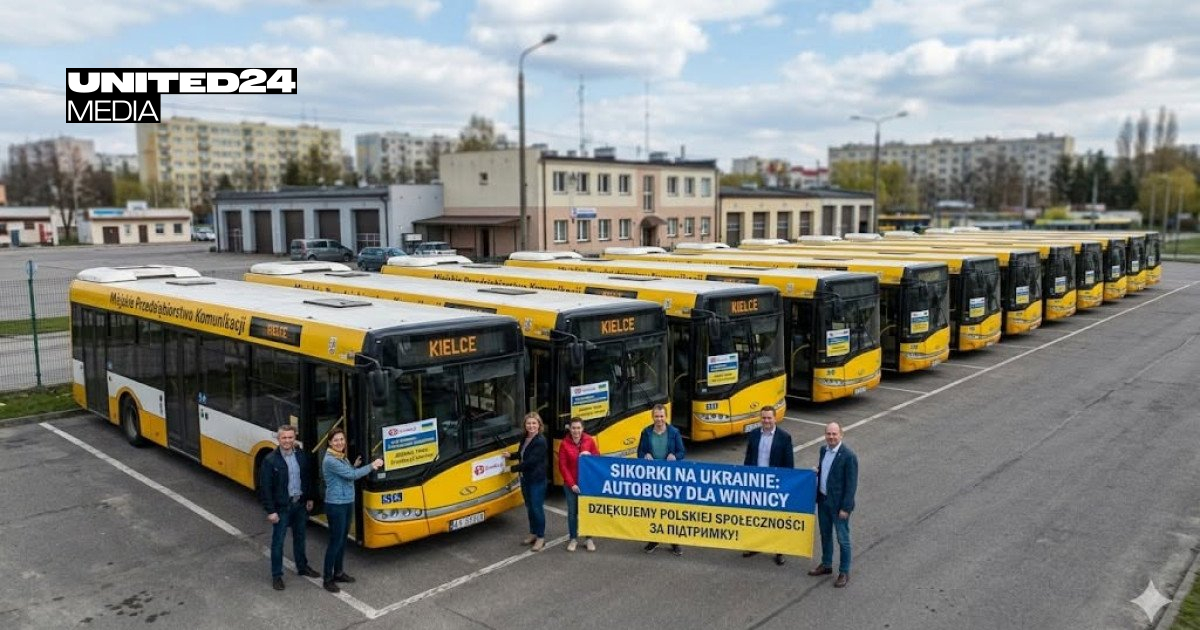 Polish Crowdfunding Campaign for Buses to Vinnytsia Reaches Nearly Half of Goal in First Day