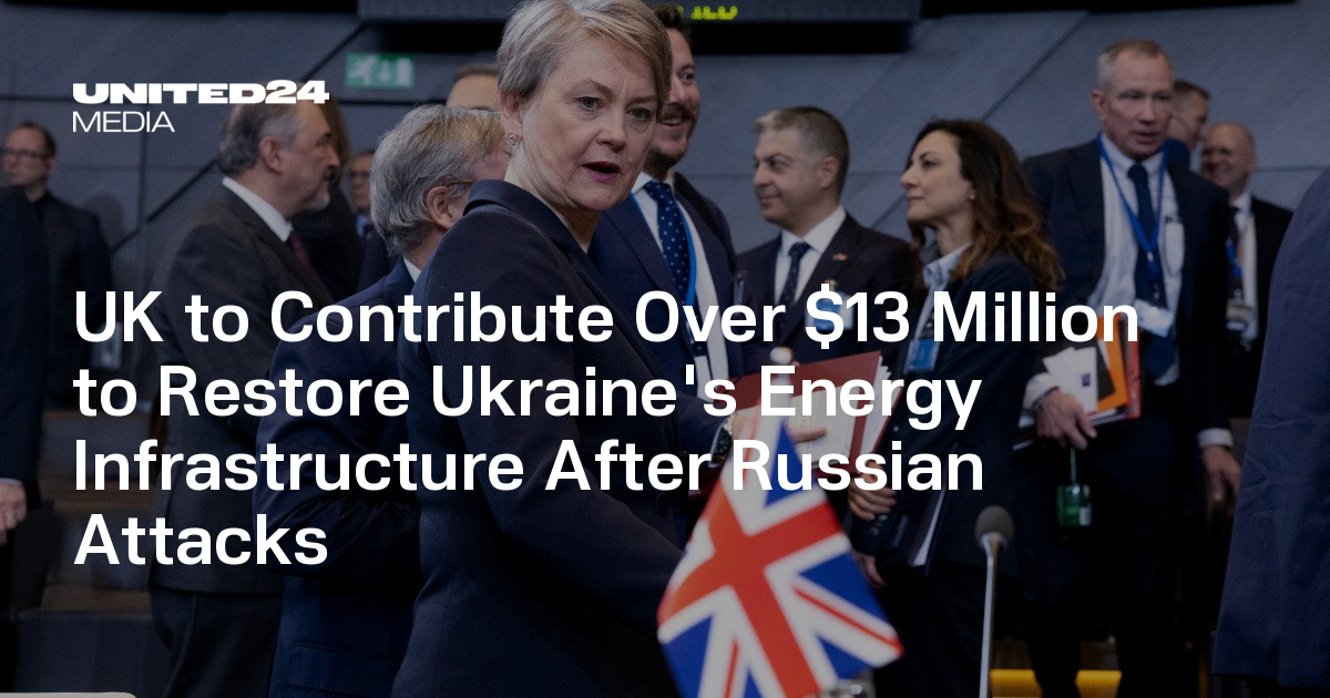 UK to Contribute Over $13 Million to Restore Ukraine's Energy ...
