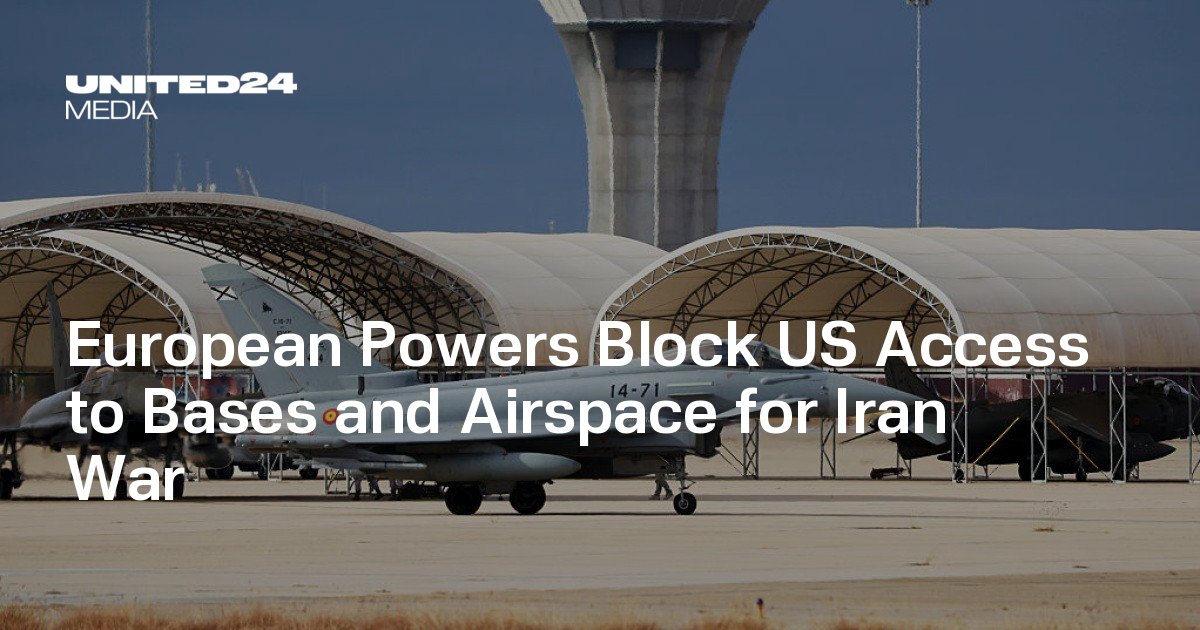 European Powers Block US Access to Bases and Airspace for Iran War