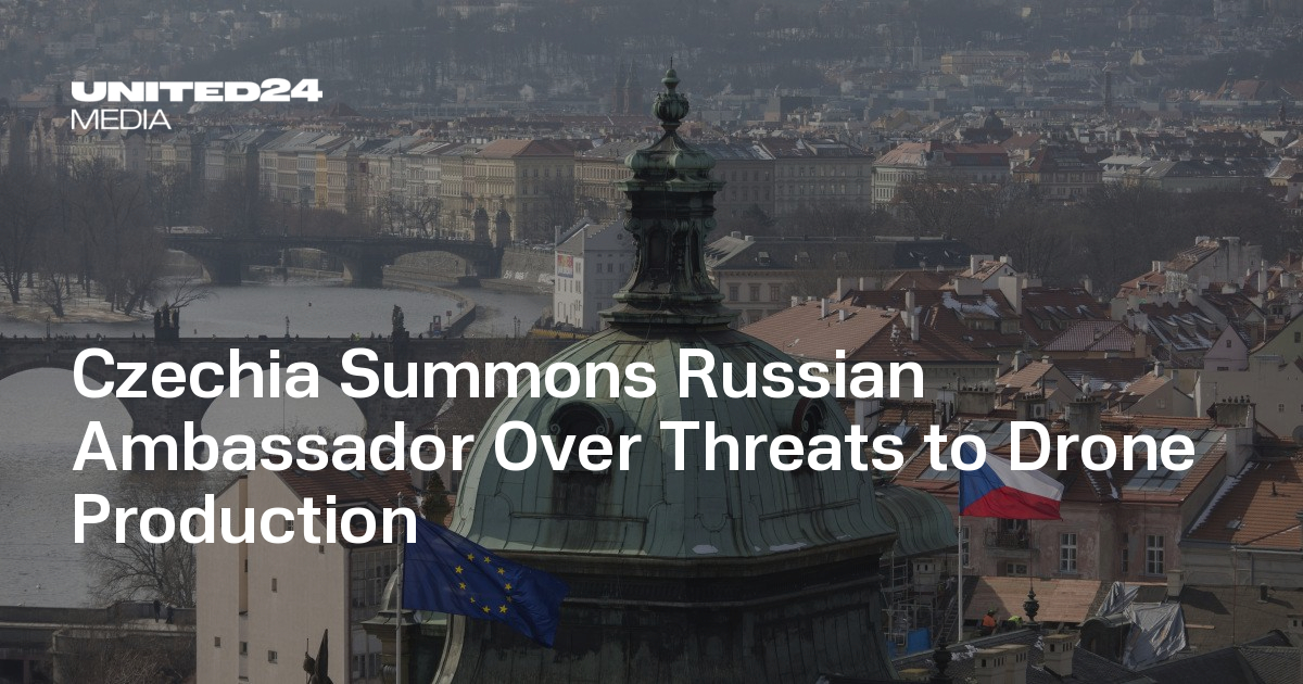 Czechia Summons Russian Ambassador Over Threats to Drone Production